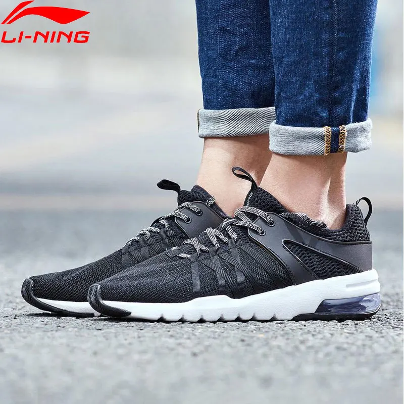  Li-Ning Women BUBBLE UP Lifestyle Shoes Air Cushion Wearable LiNing Comfort Sport Shoes Breathable Sneakers AGCN136 YXB174 