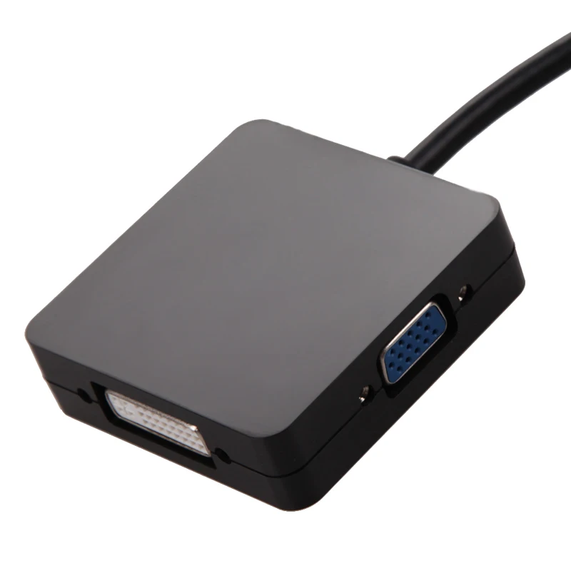 Горячий мини дисплей Порт DP Thunderbolt к DVI VGA HDMI адаптер кабель для MacBook/Mac Book Pro/Mac