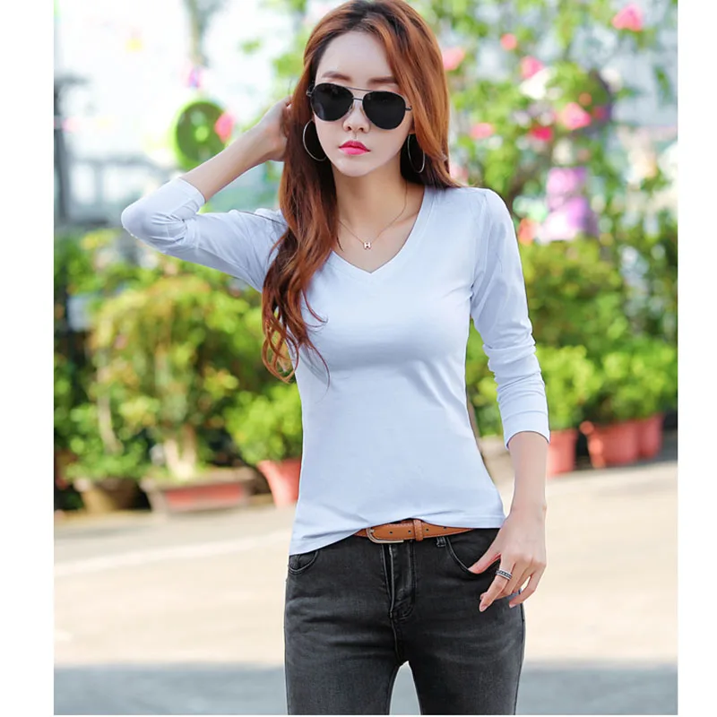 BOBOKATEER Camiseta de manga larga para Mujer camisetas Camiseta de algodón casual para mujer camiseta de talla grande camiseta suelta para mujer camisetas BOBOKATEER Camiseta de manga larga para Mujer camisetas Camiseta de algodón casual para mujer camiseta de talla grande camiseta suelta para mujer camisetas