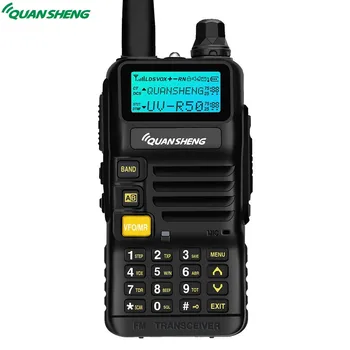 

Quansheng UV-R50 Walkie Talkie VHF UHF Dual Band Long Range UVR50 Handheld CB 2 Way Radio UV R50 5W FM Transceiver for Huntin