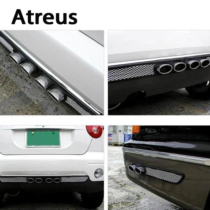 

Atreus 2X 3D Automobiles Carbon Exhaust Car Sticker For Lada Jeep Renegade Alfa Romeo VW Passat B5 Tiguan Suzuki SX4 Accessories