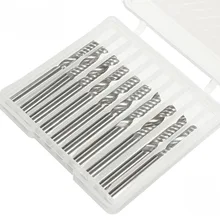 High Quality 10pcs lot 1 8 CNC Bits Single Flute Spiral font b Router b font