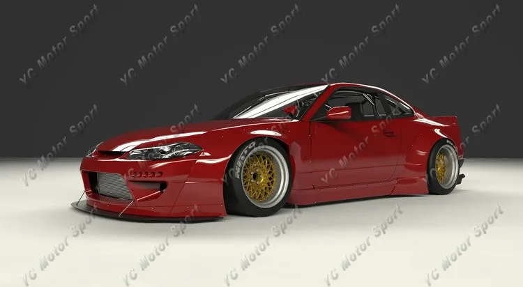 1999-2002 Nissan S15 Silvia Rocket Bunny Style Body Kit FRP (29)