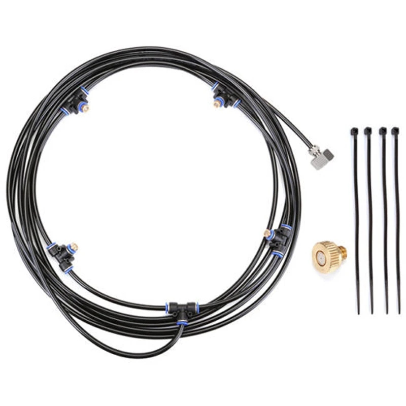 Mayitr Outdoor Misting Cooling System Mist Nozzle Reptile Water Garden Patio Spray Sprinkler Water Kits System 5-20M