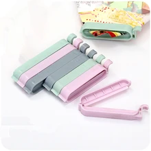 4 шт. зажим для сумки закуска свежая еда герметик для хранения Мини Вакуумный зажим кухонный инструмент зажим аксессуары портативный уплотнительный пластиковый зажим