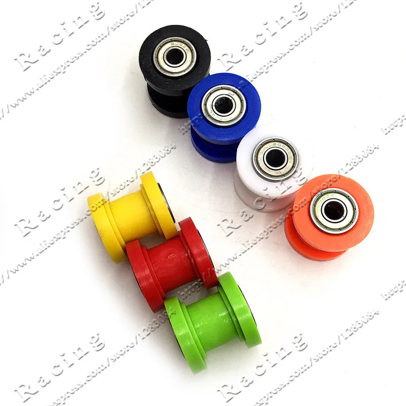 2 шт. натяжитель цепи 8 мм 10 мм|tension wheel|dirt bike guidechain roller |