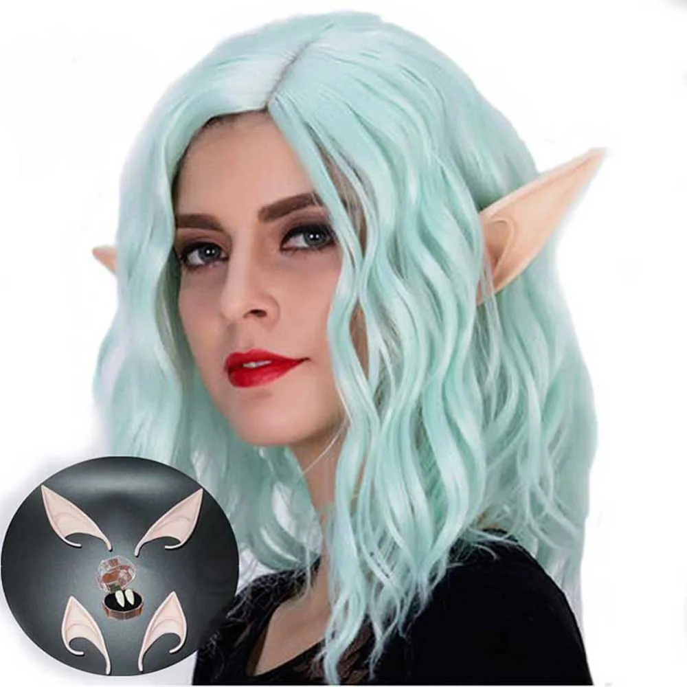 2 Pairs Different Anime Elf Ears Fairy Halloween Party Wizard Sorcerer 
