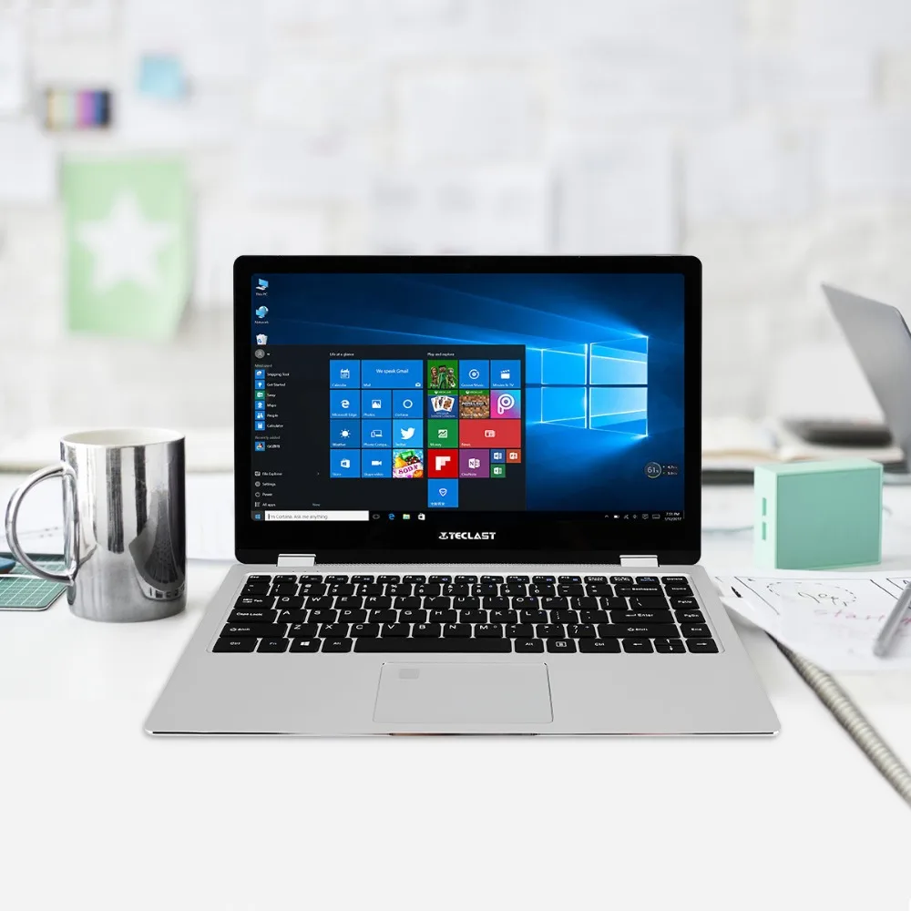 

Teclast F6 Pro Laptops 13.3'' 1920*1080 Apollo Core M3-7Y30 Win10 8GB+128GB SSD Dual WIFI Micro HDMI Fingerprint Recognit Laptop