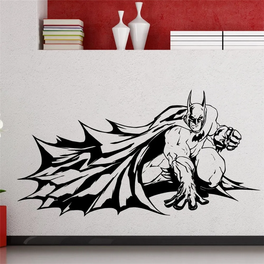 DIY wallpaper Batman Superhero Dark Knight Comics Cartoons home decoration Waterproof removable