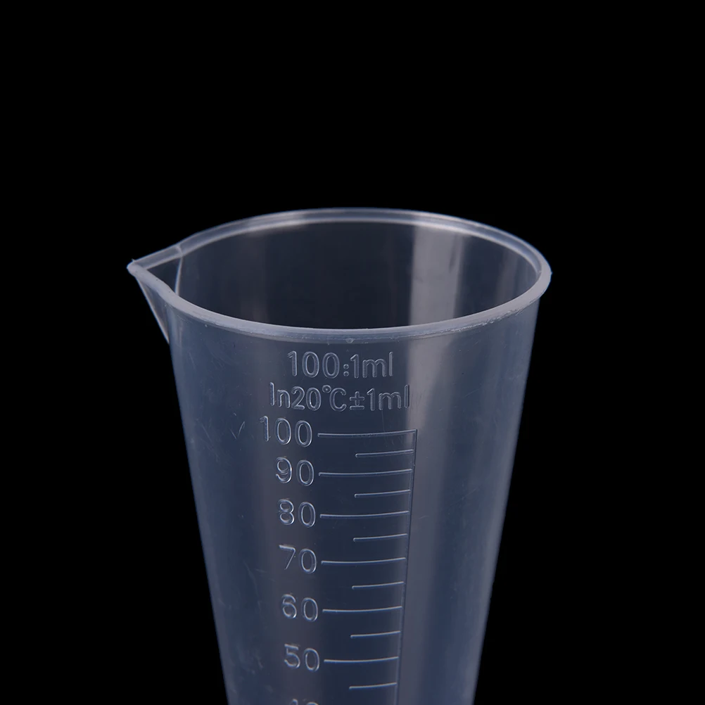 50 мл/100 мл коническая выпускная пластиковая мерная чашка 100 мл круглая основа
