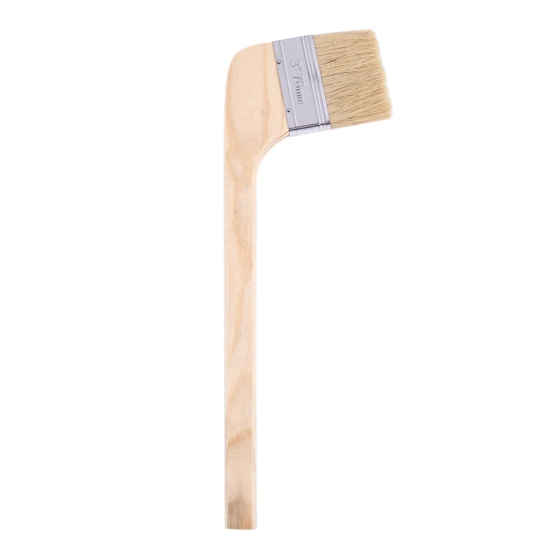 3-дюймовая пленка Ширина правый угол ручки металлический ободок щетина масляной Краски щетка