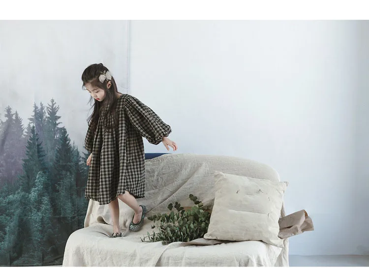 school cotton ruffles plaid princess dress for girls kids clothes autumn 2017 lantern sleeve dress for girl children clothing 4 5 6 7 8 9 10 11 12 13 14 15 years little big teenage girls autumn dress for kids girls 2017 (6)