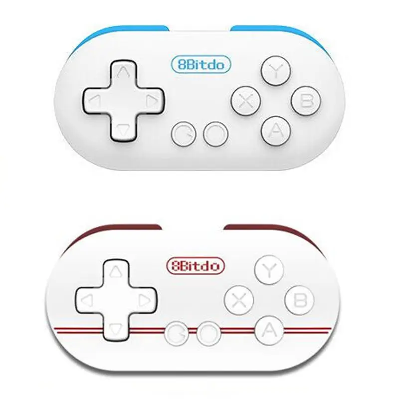 Mini 8Bitdo ZERO Controller Portable Bluetooth White Wireless GamePad Shutter For Android Phones for iPhone Windows Mac OS