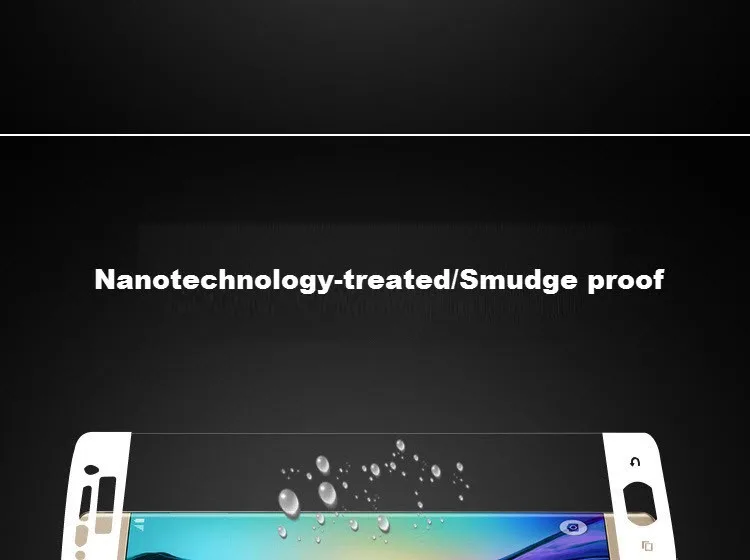 S6 edge полная изогнутая 3D защита экрана из закаленного стекла Защитная пленка для samsung Galaxy S7 edge S6 Edge plus