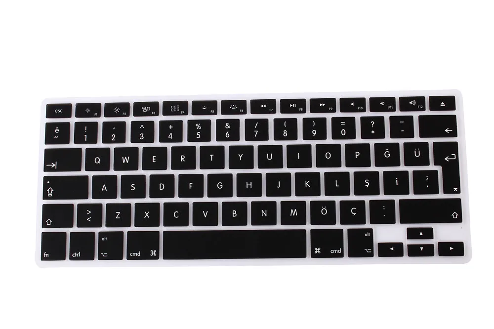 Турция турецкий TU EU/UK силиконовое покрытие для клавиатуры протектор для MacBook Pro retina Air 13,3 15,4 1" 15" 1"