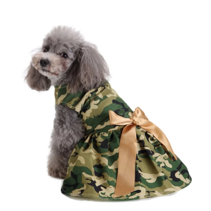 Spring Summer Dog Dress Pet Dogs Clothes for Small Dog Wedding Dress