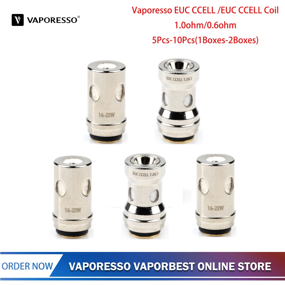 Оригинальная катушка Vaporesso EUC 5 шт. 10 с сеткой hed 22/25 Ом головка ядра для VM