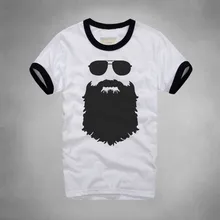 Модная стильная футболка с принтом бороды, мужская повседневная футболка, известный бренд, подарок для мужчины, короткий рукав, джентльмен, стильная рубашка, hombre moda