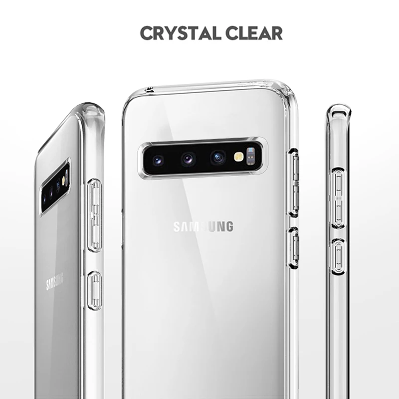 

For Samsung Galaxy A7 2018 Case Ultra-thin Transparent TPU Silicone For Samsung A50 A20 A40 A30 A70 A80 S10 Plus S10E Phone Case