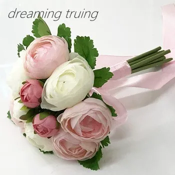Matrimonio розовый свадебный букет высокого качества Свадебные цветы невесты букеты для свадебной вечеринки букет Mariage