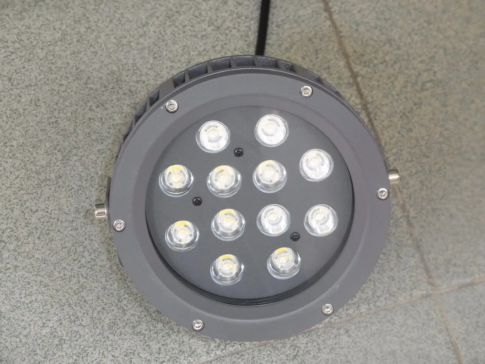 Высокое качество 12 Вт Светодиодный прожектор света IP65 Водонепроницаемый наружного освещения ландшафта DMX512 Управление RGB прожектор с разноцветными огнями 12 V 24 V 220 V