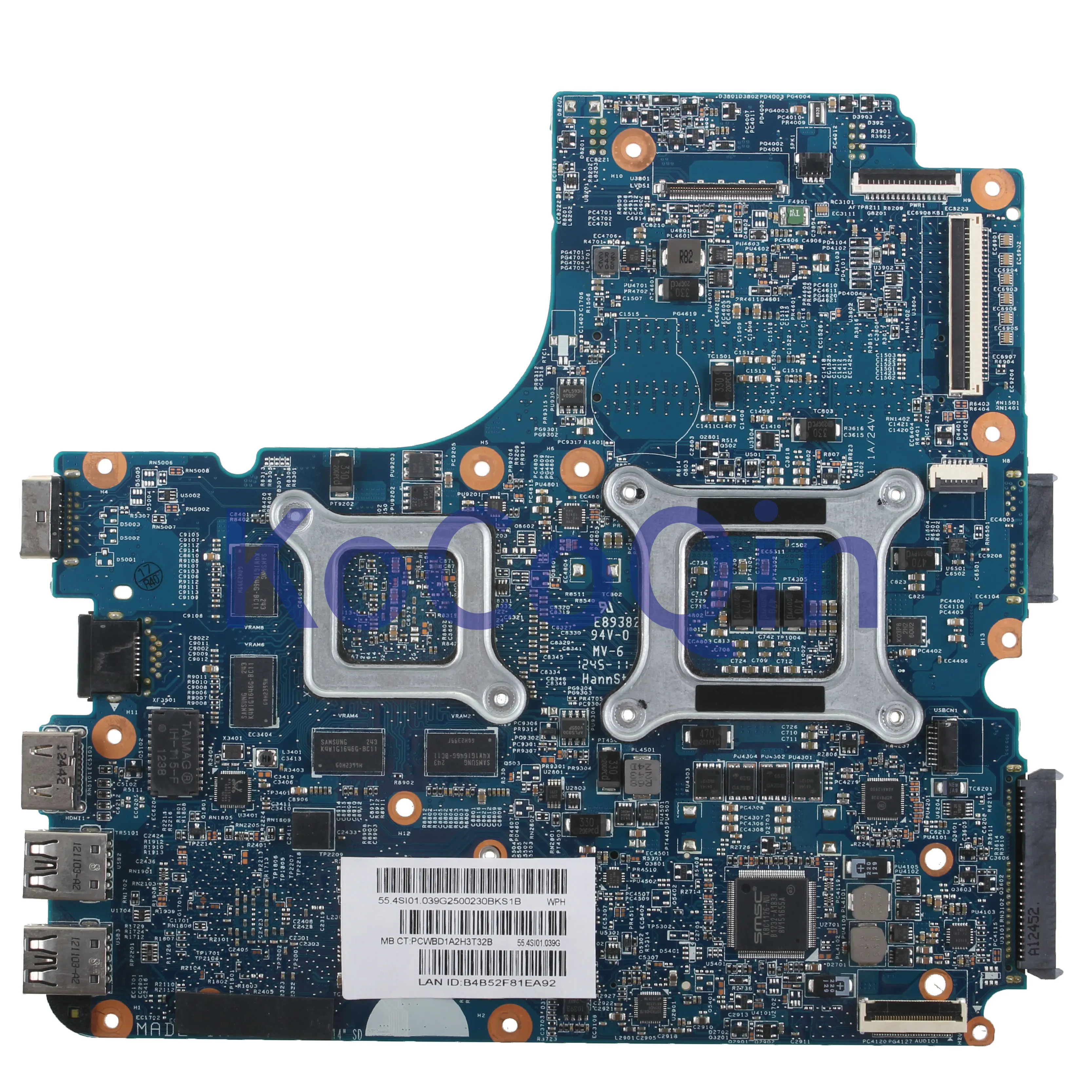 Placa-mãe do Portátil para hp Kocoqin Probook Mainboard 11243-1 693168-001 693168-601 Slj8e 216-0833002 1g 4440 s 4540 - Imagem 3