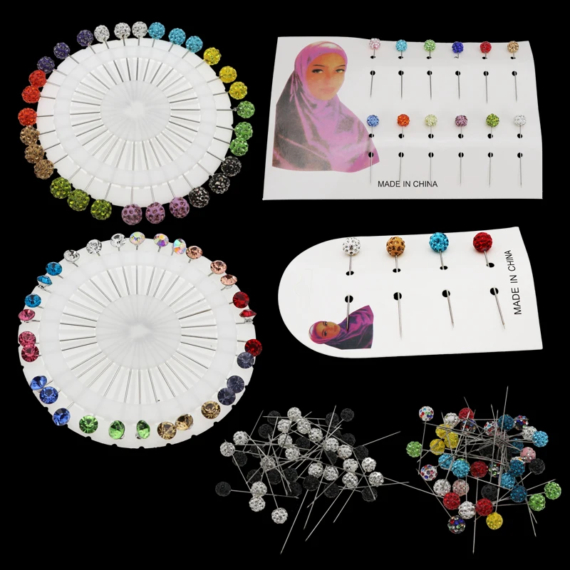 

Diamond needle Pearl Needle Round Head Sewing Pins Clothing Pin DIY Decoration Crafts Sewing Accessories Random Color