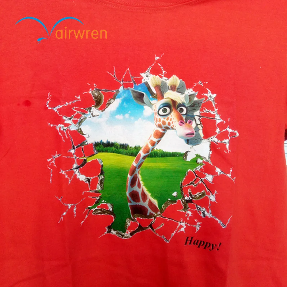  Desktop Garment inkjet printing machine A4 Size t shirt Printer with 3d emboss 5760*1440dpi effect