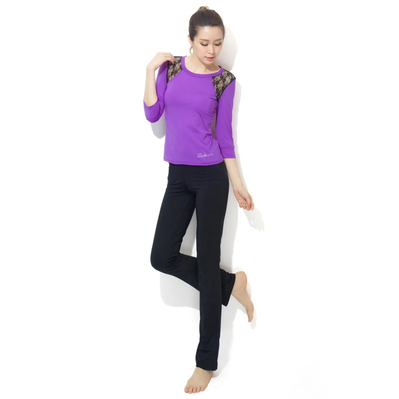 2016 Autumn Gym Fitness Clothing Women Tracksuit Set Sports Suits Running Pants T Shirt Two Pieces