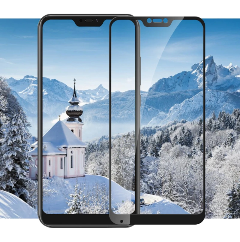Полное покрытие закаленное стекло для Redmi Note6 6A A 6 Pro S2 Y2 стеклянная Защитная