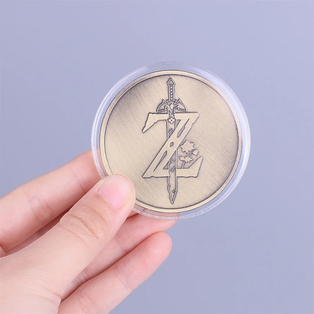 Hot Game The Legend of Zelda Cosplay Breath of the Wild Special Collectible Coin Handmade New Halloween Party (8)