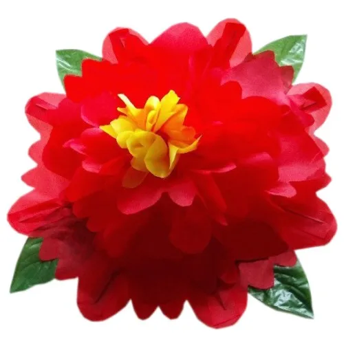 

Peony Production (45cm,Yellow/Red/Blue/Pink Color available) Magic Tricks Funny Stage Empty Hand Appearing Flower Magic Gimmick