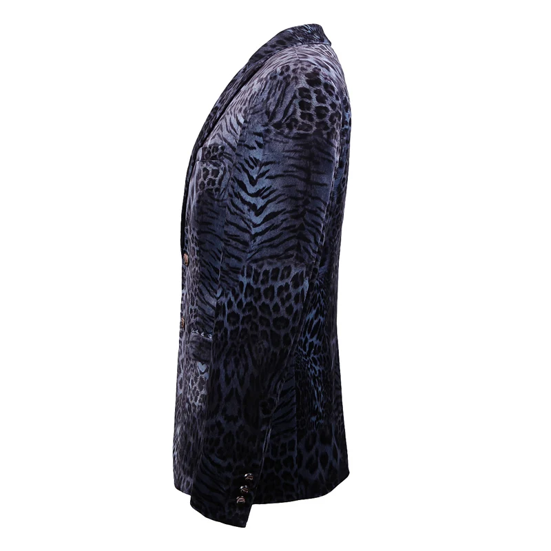 PAULKONTE 2019 New Leopard Print Mostly Male Blazer Suit Top High Quality Nightclub Party Wedding Slim Fit Man's Jacket PAULKONTE 2019 New Leopard Print Mostly Male Blazer Suit Top High Quality Nightclub Party Wedding Slim Fit Man's Jacket
