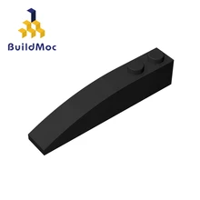 Buildmoc Compatibel Assembleert Deeltjes 41762 Helling Gebogen 6x1Building Blokken Onderdelen Educatief Crea