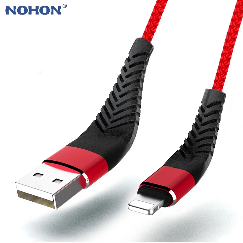 USB кабель для передачи данных и зарядки iPhone 11 Pro Xs Max XR X 6 s 7 8 Plus 5s SE iPad 20 см 1 м 2 3