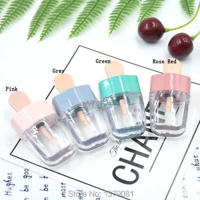 

30/50pcs Empty 3ml DIY Lip Gloss Bottle, Elegant Cute Lovely Liquid Lipstick Filling Container,Colored DIY Plastic Lipgoss Tube
