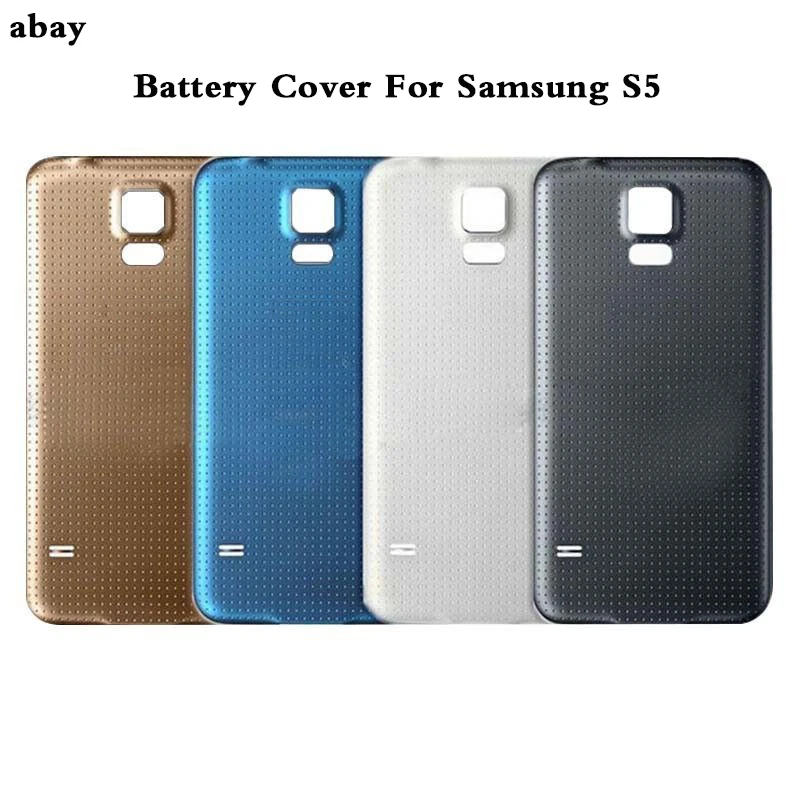 Задняя крышка батарейного отсека для Samsung Galaxy S5 i9600 G900 задняя Высококачественная