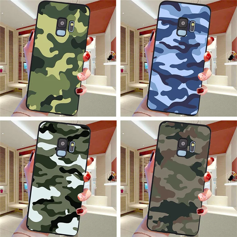 

Army Camouflage For Samsung Galaxy S6 S7 Edge S8 S9 S10 S10e Plus Lite Note 8 9 10 A30 A40 A50 A60 A70 M10 M20 phone Case Cover