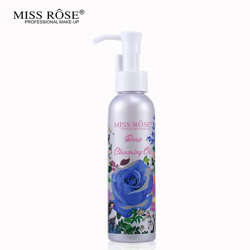 Miss Rose Makeup Remover Cosmetics Face Cleansing Oil 120ML Liquid Deep Cleansing Lotion Shrink Pores Lip Eye Clean Facial Care5