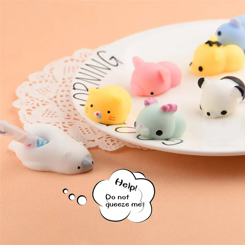 KUUQA 30Pcs Animal Squishies Toys Kawaii Squishy Panda Cat Paw Cute Mini Soft... 