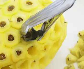 

500pcs Pineapple Eye Peeler Stainless Steel Cutter Practical Seed Remover Clip Home Kitchen Tools