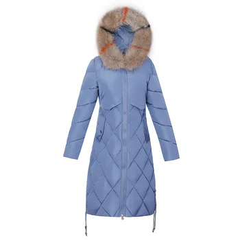 

Hot Winter Women Down Jacket Female Thick 90% cotton Down Hooded Jacket Womens Long Coats Warm Clothes 2019 New