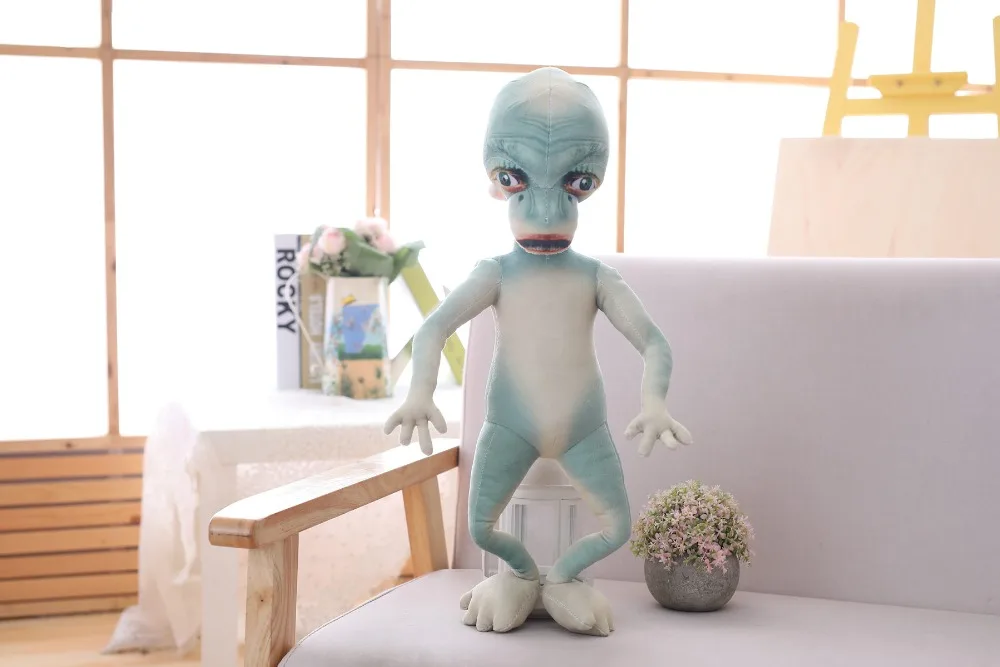 Новая плюшевая игрушка 60-100 см и пришельцев, хлопок, мягкая, сверхназемная забавная кукла, реалистичный подарок для детей, высокое качество