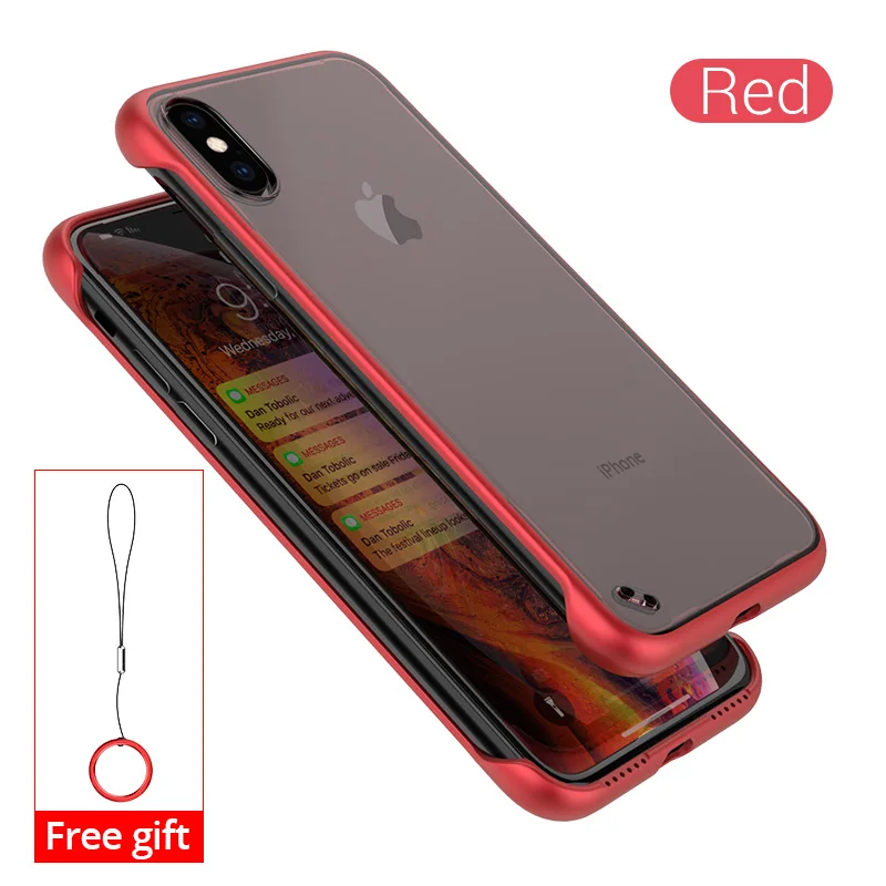 PZOZ для iphone 6s 7 Чехол 6 7 8 plus роскошный Ультратонкий силиконовый чехол для телефона без оправы для iphone X Xr чехол Xs максимальный чехол Аксессуары - Цвет: Red