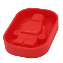 Силиконовая форма для льда робота емкости для мороженого силиконовая форма для торта инструменты для мороженого Цвет Красный