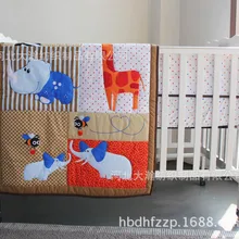 Скидка! 3 шт. хлопок Детские Постельное белье супер хорошее качество для детской кроватки, включают(бампер+ одеяло+ покрывало