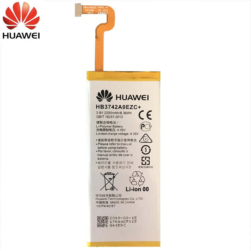 Huawei телефон Батарея HB3742A0EZC+ для huawei Ascend P8 Lite 2200 mAh Замена батарей+ Бесплатные инструменты