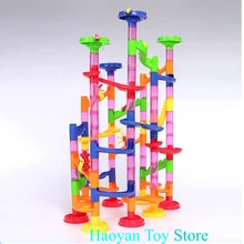 Stereo Labyrinth Pipe Game ToyRace Run Track Colorful Construction Balls Rolling Track Building Blocks Toys