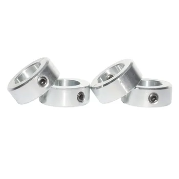 

4PCS Zinc Plated Shaft Collars Solid Steel Set Screws Style The Inside Diameter Of Shaft Collars 1/4 5/16 3/8 1/2 5/8 3/4 7/8 1