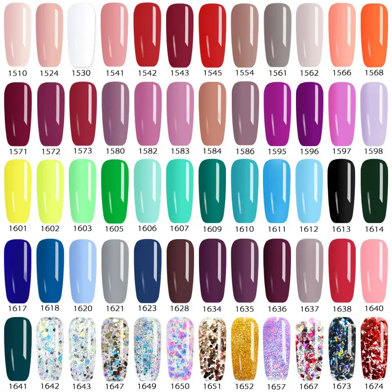 Nail Art Decorations Venalisa UV Gel Nail Polish Art Tips Design Manicure 60 Color LED Soak 3